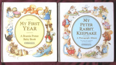 Doua albume &amp;quot;MY FIRST YEAR&amp;quot; si &amp;quot;MY PETER RABBIT KEEPSAKE&amp;quot; foto