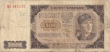 POLONIA 500 ZLOTYCH ZLOTI 1948 U