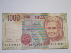 Italia.1000 lire.1990 foto