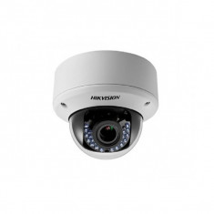 Camera analogica Hikvision DS-2CE56C5T-AVPIR3, Dome, HD720p, IR, Exterior, Alb foto