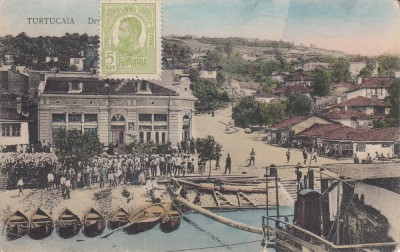 DOBROGEA TURTUCAIA PORTUL DRUMUL SPRE PORT ANIMATA TCV CIRCULATA 1928 foto