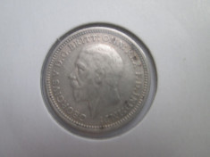 Marea Britanie.3 pence.1935.argint.in cartonas.cod catalog - km831 foto