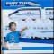 Tren Happy Train cu sine