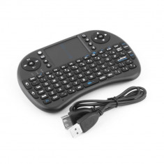 Mini wireless 2.4G Tastatura cu Touchpad Handheld pentru PC foto