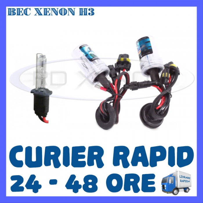 BEC BECURI XENON CLASIC - H3 35W - 6000K, 8000K - CALITATE GARANTATA