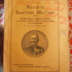 REVISTA SANITARA MILITARA -MAI SI IUNIE 1931 SI APRILIE 1935