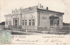 SALUTARI DIN DOROHOI , PROPRIETATEA DLUI G G BURGHELE , TCV , CIRC. JUL. 1904 foto