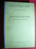 100. N.Gh.Oprescu - Fotogrametrie - Ed. Didactica si Pedagogica 1961 Format mare , cartonata , 318 pag. , planse