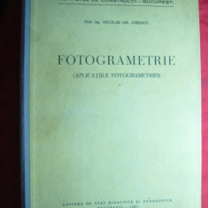 N.Gh.Oprescu - Fotogrametrie - Ed. Didactica si Pedagogica 1961