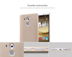 Husa HUAWEI Ascend Mate 8 Super Frosted Shield + Folie by Nillkin Gold foto