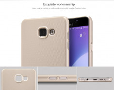 Husa Samsung Galaxy A5 A510 (2016) Super Frosted Shield + Folie by Nillkin Gold foto