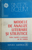 MODELE DE ANALIZE LITERARE SI STILISTICE - Al. Hanta