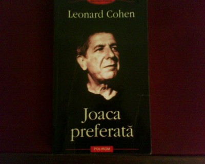 Leonard Cohen Joaca preferata foto