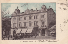 ARAD , SALUTARI DIN ARAD , HOTEL CENTRAL, TRASURI , CLASICA , CIRC. APR. 1901 foto