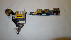 Modul USB + mufa VGA si card reader laptop DELL Inspiron mini 1012 ORIGINAL! foto