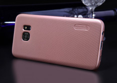 Husa Samsung Galaxy S7 Edge Super Frosted Shield + Folie by Nillkin Rose Gold foto