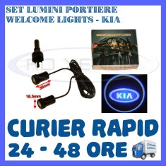 SET 2 x LUMINI LOGO LASER KIA GENERATIA 6 (12V, CAMION 24V) - LED CREE 7W