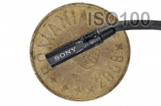 Sony ECM-88 3.5mm microfon lavaliera profesional pentru cinema foto