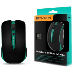 Mouse Canyon CNS-CMSW6G, optic, USB, 800-1600dpi, verde foto