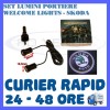 Set 2 Lumini Logo Laser Skoda Gen 6, LED CREE 7W, 12V/24V, Usi, Portiere, Holograma Sigla