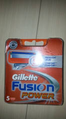 Rezerve Gillette Fusion Power set 5 buc foto