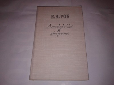 E.A. POE - ANNABEL LEE SI ALTE POEME ~ versuri foto