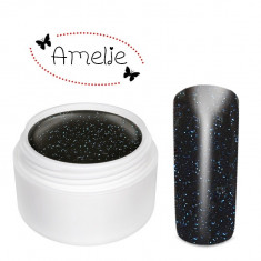 GEL UV AMELIE COLOR CU SCLIPICI NIGHT SKY 02, 5ml