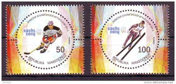 MACEDONIA 2014 JOCURILE OLIMPICE SOCHI