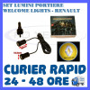 Set 2 Lumini Logo Laser Renault Generatia 6, LED CREE 7W, 12V/24V, Usi Portiere Portbagaj, Holograma Sigla