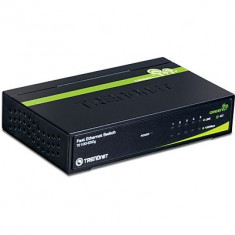 Switch Trendnet TE100-S50G - 5-port, 10/100 Mbps, GREENnet, Metal foto