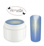 GEL UV AMELIE COLOR CU REFLEXII GOLD DE 5 ML BLUE RAIN, GELURI COLORATE UNGHII, Gel colorat