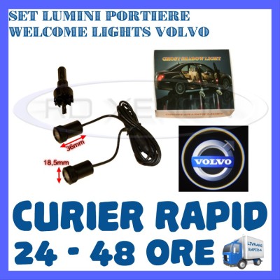 SET 2 x LUMINI LOGO LASER VOLVO GENERATIA 6 (12V, CAMION 24V) - LED CREE 7W foto