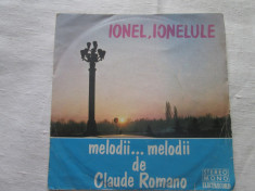 Claude Romano ?? Ionel Ionelulule _ vinyl(7&amp;quot;) Romania foto