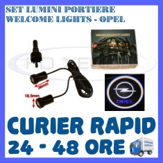 SET 2 x LUMINI LOGO LASER OPEL GENERATIA 6 (12V, CAMION 24V) - LED CREE 7W