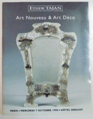 CATALOG DE LICITATIE , ART NOUVEANU &amp;amp; ART DECO , 7 OCTOBRE 1998 foto