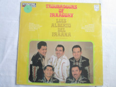 Luis Alberto del Parana y Los Paraguayos ?? Troubadours Of Paraguay _ vinyl(LP) foto