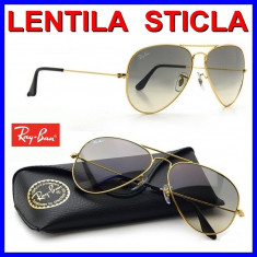 OCHELARI SOARE RAY BAN AVIATOR DEGRADE STICLA foto