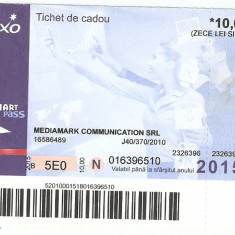 TICHET CADOU SODEXO 10 LEI / 2015