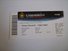 Bilet meci fotbal / FC Steaua Bucuresti (FCSB)-Otelul Galati (19 aprilie 2015) foto