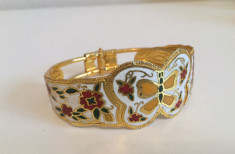 BRATARA VINTAGE CLOISONNE ITALIA foto