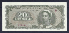 ROMANIA 20 LEI 15 IUNIE 1950 [1] XF++ a UNC foto