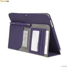 Husa tip stand Samsung Galaxy Tab 3 10.1&amp;quot; P5210/5220 *PLUM*+Folie+Pen foto