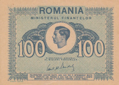 ROMANIA 100 lei 1945 XF!!! foto