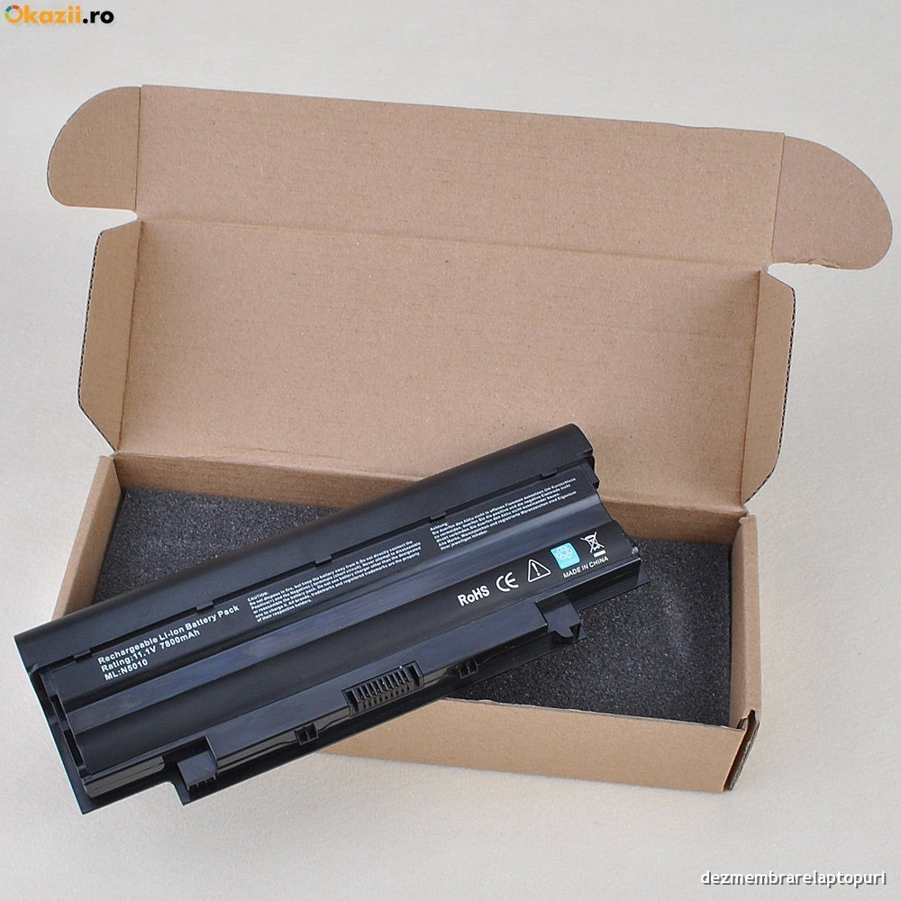 Acumulator baterie laptop Dell Inspiron 13R 14R 15R 17R 9 celule noua, 6000  mAh | Okazii.ro