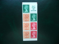 3. Anglia - Carnet filatelic, timbre perfecte. foto
