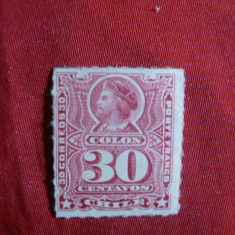 Timbru 30 C rosu 1899 Chile ,nestampilat