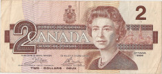 Canada 2 Dollar Dolari 1986 F foto