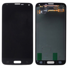 Ansamblu Lcd Display Touchscreen touch screen Samsung Galaxy S5 I9600 Black Negru ORIGINAL foto