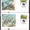 Tonga 1990 fauna reptile MI 1140-43 4 plicuri FDC w27