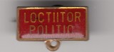 Insigna Loctiitor politic &ndash; doar partea superioara, Romania de la 1950